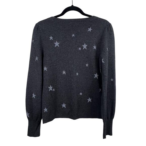 Ann Taylor Gray Star Pattern Sweater - Picture 5 of 10